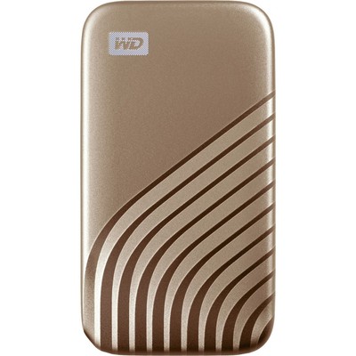 WD My Passport 500 GB Externe SSD-Festplatte 6.35 cm (2.5 Zoll) USB-C  Gold  ...