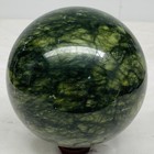 Natural Southern Jade Sphere Green Serpentine Crystal Ball Healing 3080g 6.79LB — photo 1