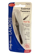  71813 Sally  Hansen  La  Cross Essential Point  Tip Tweezers Stainless  Steel