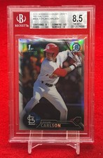 Dylan Carlson 2016 Bowman Draft Chrome Refractor  BGS 8.5 NM-MT+🔥🔥🔥VVV