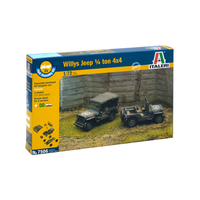Willy's Jeep Kit 1:72 Italeri Kit Mezzi Militari -D- Neues Modell