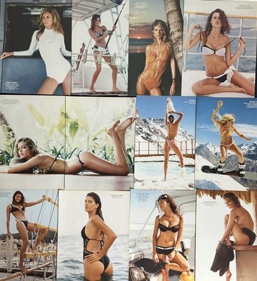 2005 SI Swimsuit Models Bikini Sexy Pinup Lot 76 Pages Marisa Miller, Nemcova