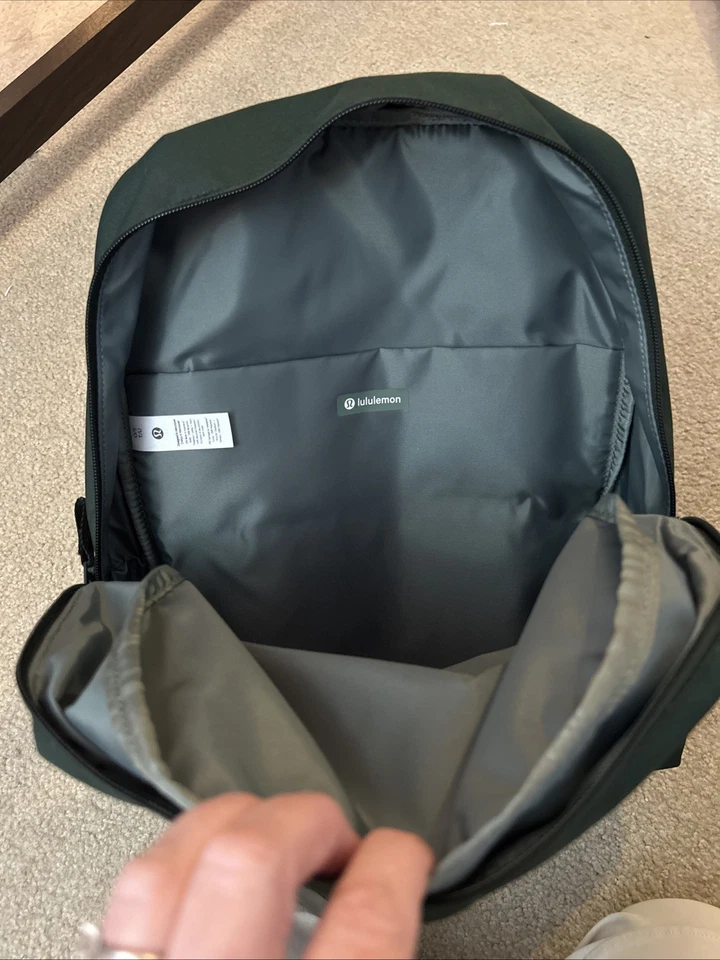 Рюкзак Lululemon Everywhere Tech Canvas Legacy Зеленый Серый Эвкалипт - Изображение 4 из 4