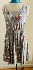 Uniqlo Women~Juniors Floral Sleeveless Pullover A-Line Dress Size XL (runs M-L)