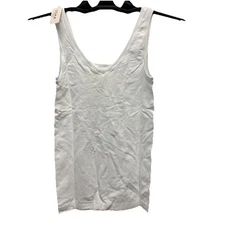 NWT Size S Soma Seamfree Turnaround Daywear Tank White Sleeveless