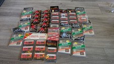  VINTAGE NEW STOCK 80'S RARE CASSETTE TAPES LOT  48 LAZER, TDK, SUPER VALUE 