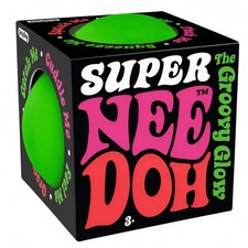 Super NeeDoh - The Groovy Glob Giant Original Sensory Squish GREEN - NIB