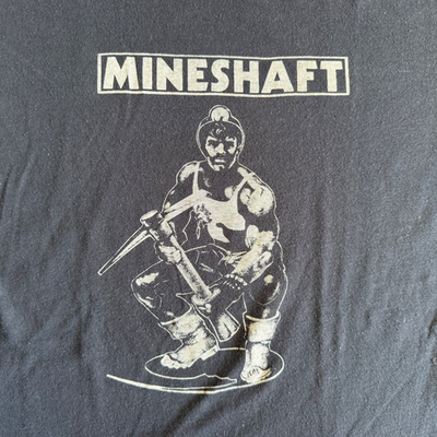 70s - 80s VINTAGE THE MINESHAFT NYC GAY & LEATHER BAR T-SHIRT SZ M