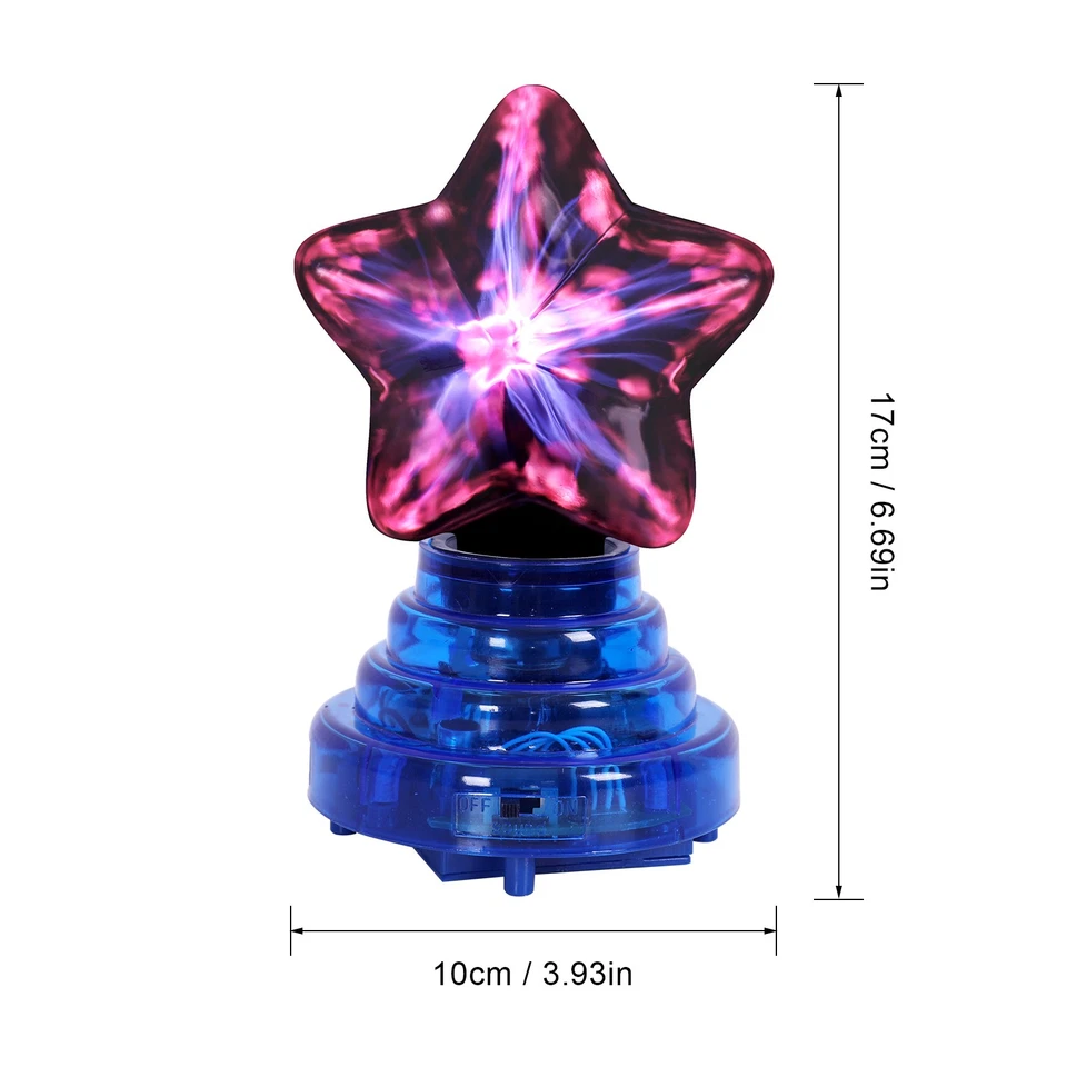 4" Plasmakugel Berührungs Geräuschempfindlich USB-Plasmakugellicht Tischleucht - Bild 2 von 4