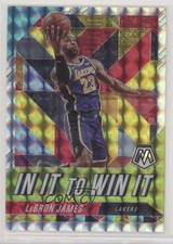 2019-20 Panini Mosaic In It to Win It LeBron James #17 0g35