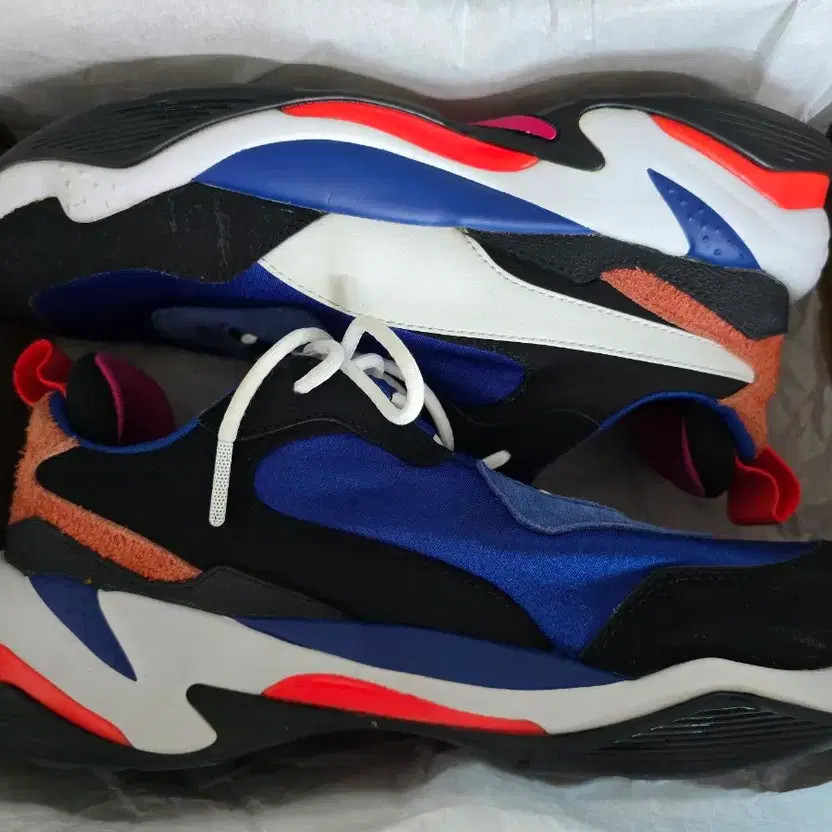 Puma Thunder 4 Blue Sneakers, Size 270mm, Gently Used thumbnail 9