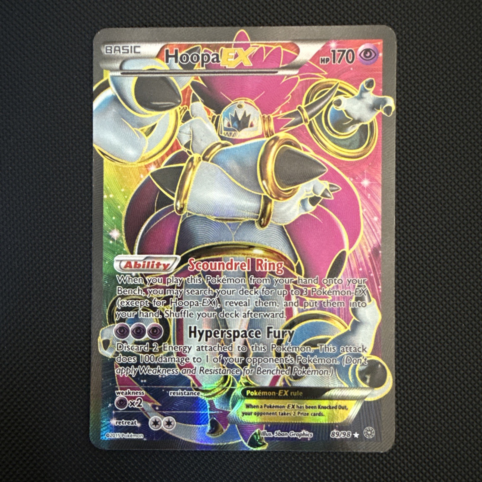 Hoopa EX (89 Full Art) 89/98 XY - Ancient Origins Holo