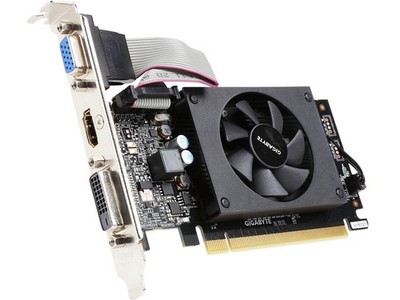 GIGABYTE GeForce GT 710 2GB DDR3 PCI Express 2.0 Low Profile Graphics Card