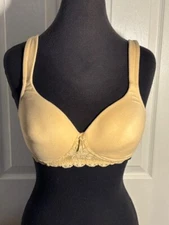 Classique bra 730 lightly padded wirefree lace sides beige 42A