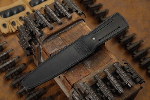 12'' Double Edge AUS-8 Blade Elastron Handle Tactics Dagger Hunting Knife VTH56 - Picture 8 of 9