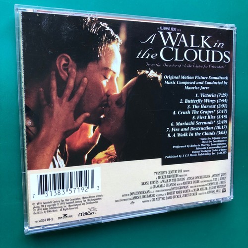 Maurice Jarre A WALK IN THE CLOUDS Film Soundtrack Score OST CD Keanu Reeves USA - Picture 2 of 10