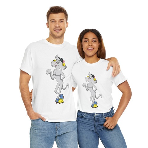 Vintage Wordsworth Cat T-Shirt, Heathcliff Cartoon Shirt, Roller Skate Cat Tee - Picture 18 of 118
