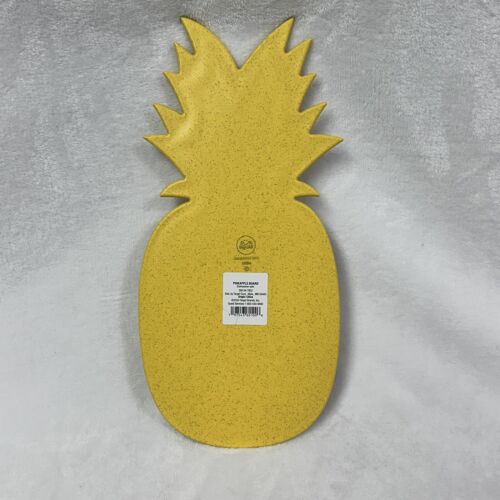 Sun Squad Pineapple Shaped Serving Board Dishwasher Safe Target Brands New - Picture 2 of 5