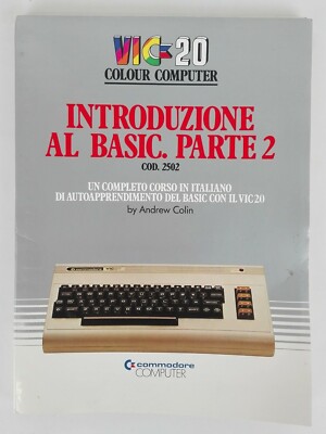 Commodore VIC-20 - Einführung Bei Basic - Heft - 150 Seiten - IN Italienisch