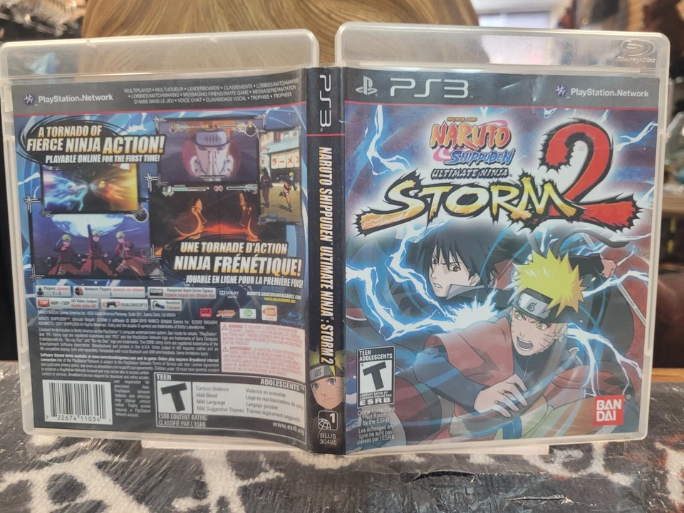 Naruto Shippuden Ultimate Ninja Sotrm 2 Ps3 NoManual EN/FR Tested FrShpCAD - Image 2 of 4