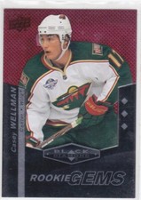 10/11 BLACK DIAMOND..CASEY WELLMAN..ROOKIE GEMS..TRIPLE..RUBY../100..# 167..WILD