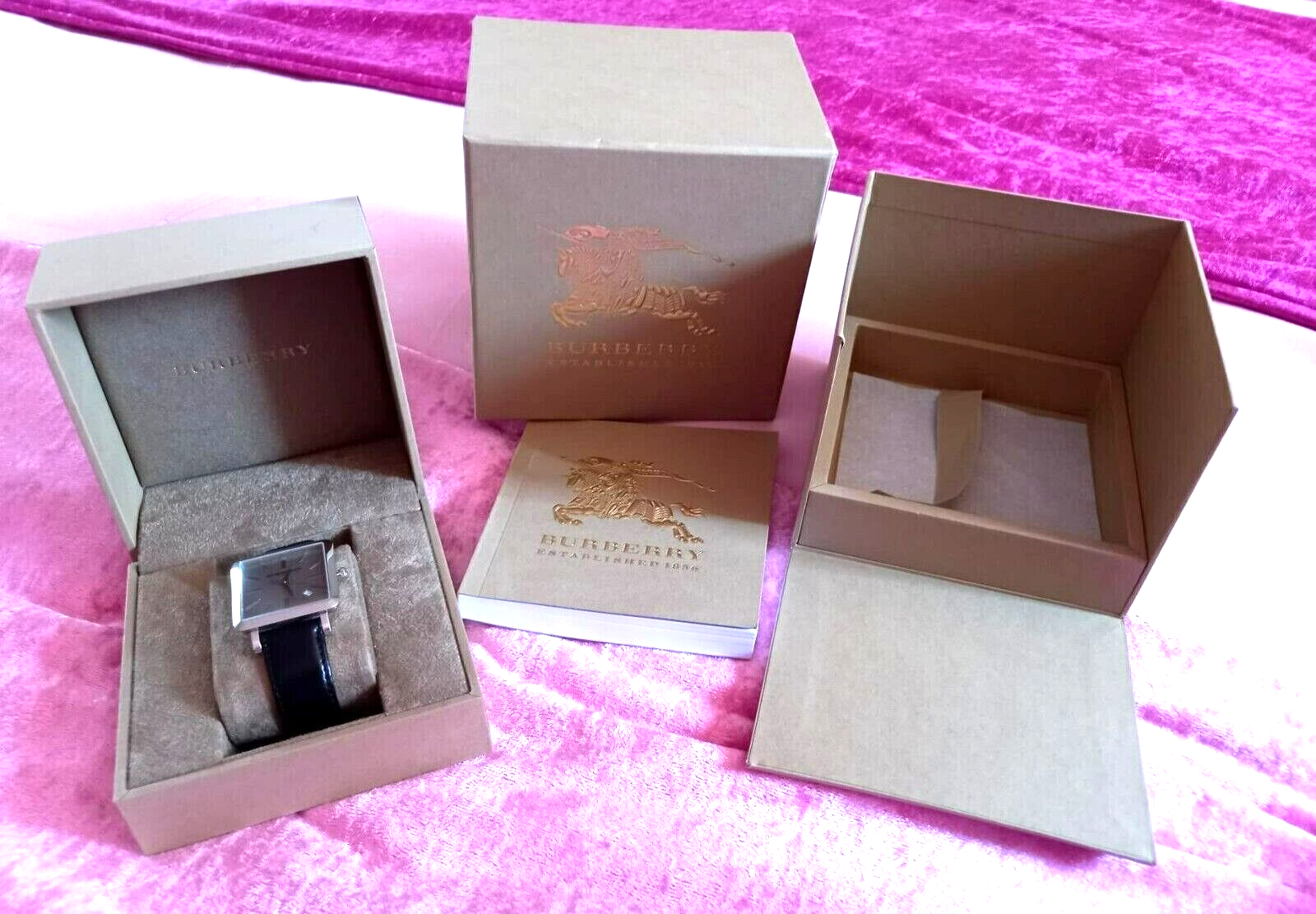 Burberry Authentic Designer Watch Boxed Retail £525 Luxury Timepiece-image