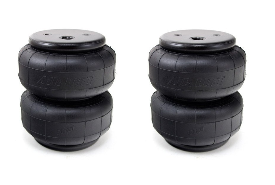 (2) AIR LIFT DOMINATOR 2600 AIR RIDE SUSPENSION BAG mini rat hot rod