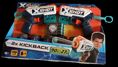 Xshot Excel Double Kickback Foam Dart Blaster