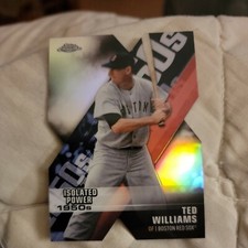 Ted Williams 2020 Topps Chrome Decade of Dominance Die Cut #DOD5 Red Sox 1950s