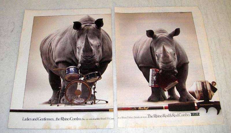 1991 Zebco Rhino Rod & Reel Ad - Ladies and Gentlemen
