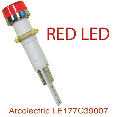 Arcolectric LE177C39007 LED Uni-Color Red 2-Pin RED LED INDICATOR LIGHT 