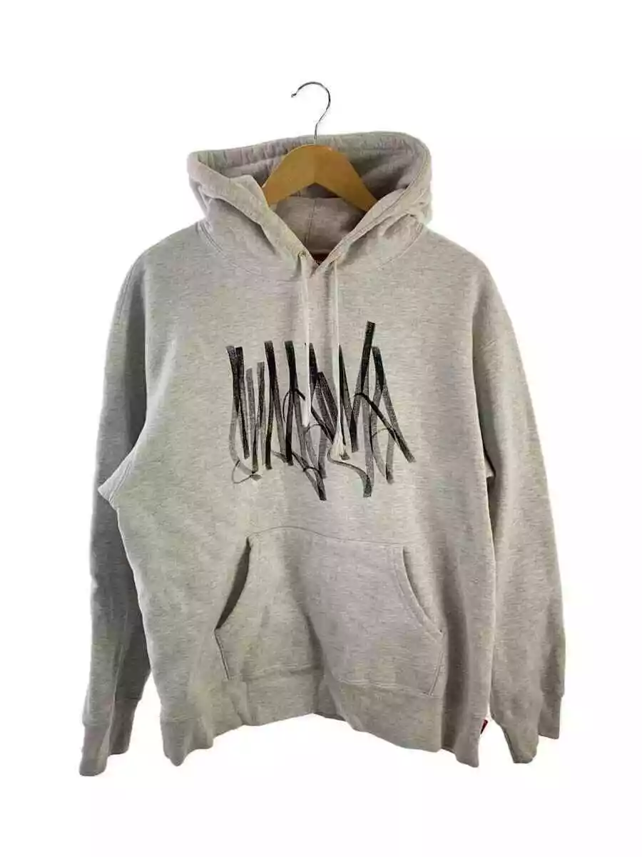 Supreme manches longues sweat à capuche coton gris M d'occasion