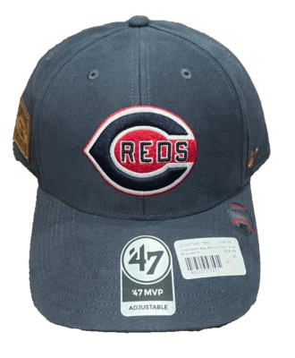 Cincinnati Reds Baseball Hat MLB Artifact '47 MVP Adjustable Gray Cooperstown