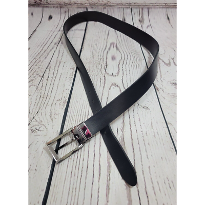 connected apparel black dress Men's Barbed Wire Inlay Black Leather Belt main image 1