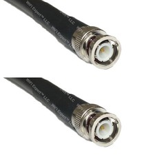 TIMES  2' LMR400UF BNC Male to BNC Male Jumper RF Cable ULTRA FLEX USA