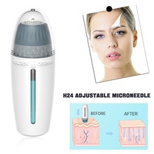 Microneedling Hyaluronic Acid Derma Roller H24 Pins Adjustable Length Skin Care