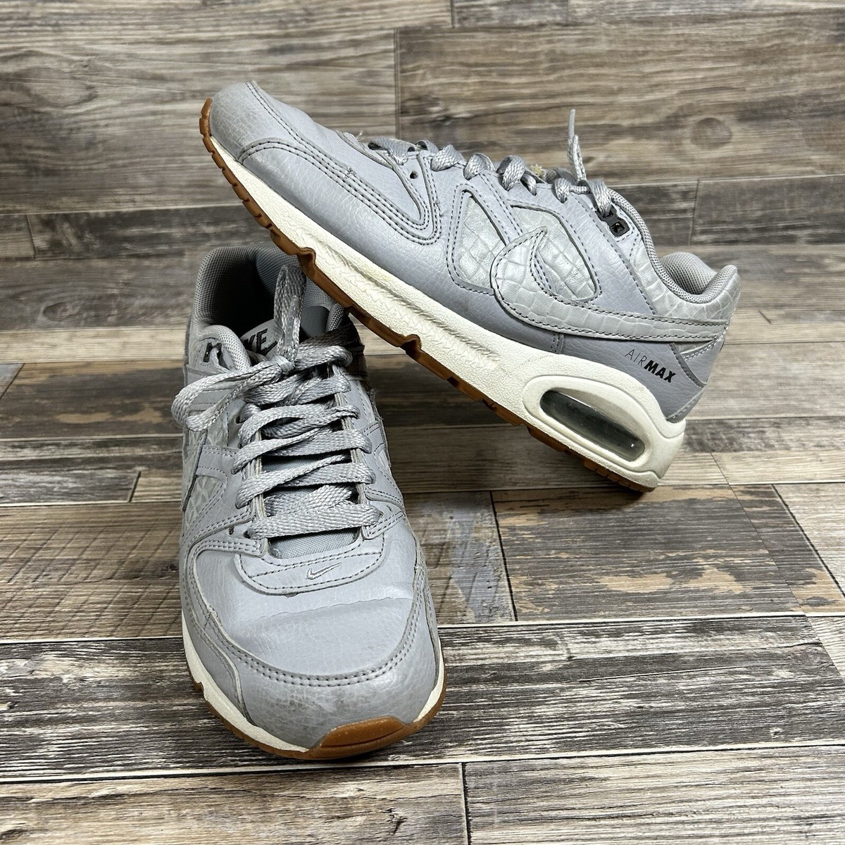 Nike Air Max Command PRM Wolf Grey/Sail Womens Sneakers Size