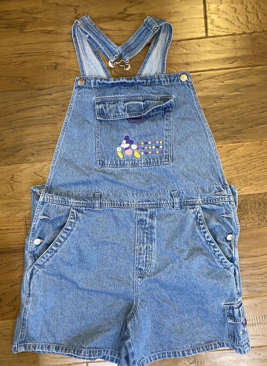 【LEE x Disney】23SS Mickey Mouse Overalls Denim Skirt Disney Mickey & Minnie Mouse Overall Skirt Jean Denim Jumper