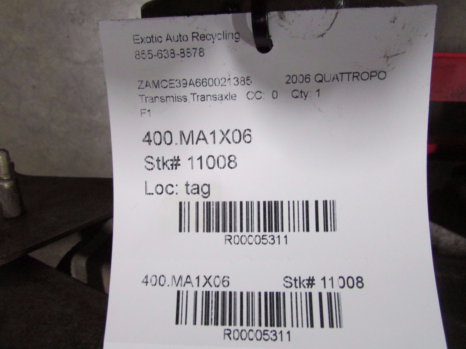 Maserati Quattroporte, F1 Transmission, Automatic, 35k Miles