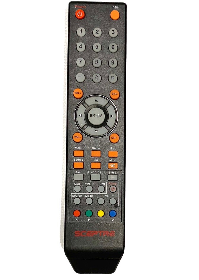 Genuine Sceptre 8142026670003C TV Remote Control