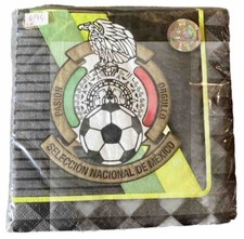 SELECCIÓN NACIONAL DE MÉXICO Servilletas de Papel de Fútbol Fútbol SELLADAS COMO NUEVAS DIFÍCILES DE ENCONTRAR