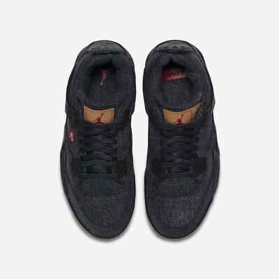 新品・未開封　廃盤　ジェフリー・オズボーン/ザッツ・フォー・シュア Air Jordan x Levi's 4 Retro NRG BG AQ9103-001 Gum Black