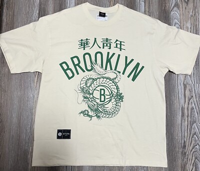 huarenqingnian 华人青年 brooklin limited edition Nets T-shirt M size