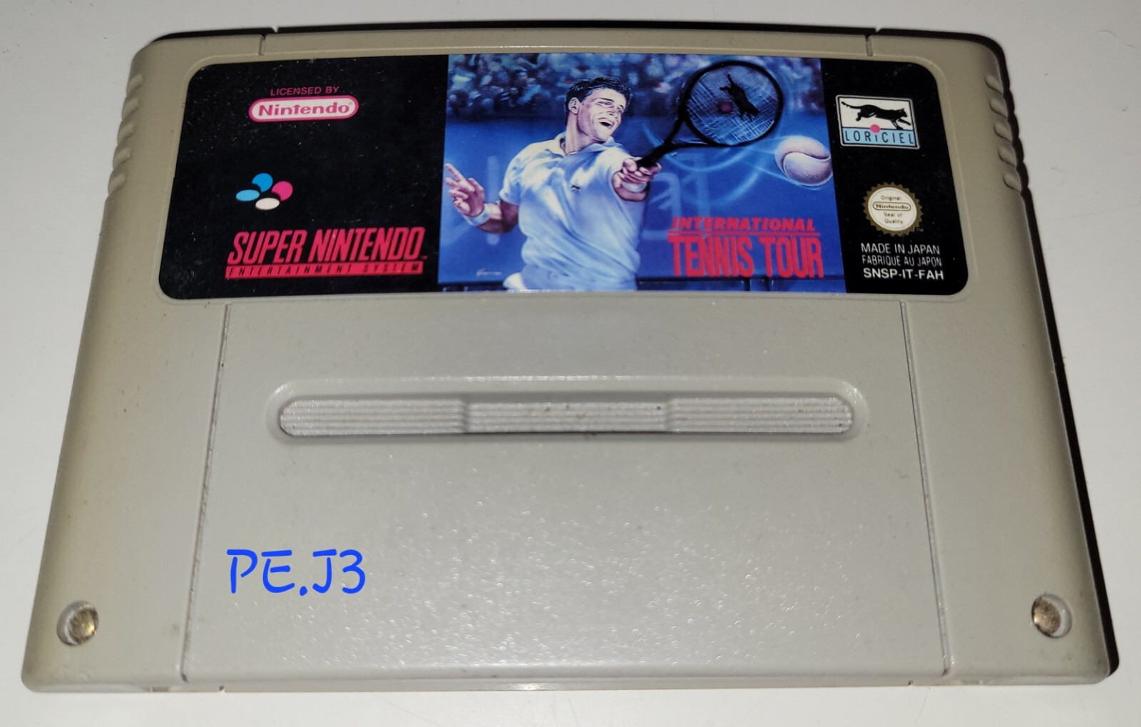 Super Nintendo SNES - International Tennis Tour - FAH - En Loose - Bon État