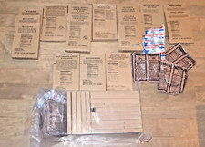 MRE Military Meals  30 Entrees Sides Plus Snacks Beefsteak Cooked Ham Rice