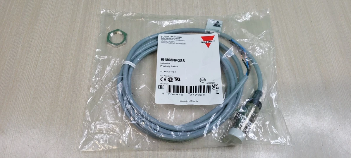 Andrea Zanzotto Sensore Interruttore Di Prossimità Carlo Gavazzi IA05BSF08NOHT-K - Nuovo Originale Gino Sarfatti