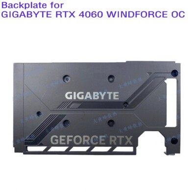 Backplate for GIGABYTE RTX 4060 WINDFORCE OC Graphics Card