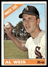 1966 Topps #66 Al Weis Chicago White Sox VG-VGEX SET BREAK!