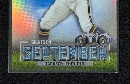 2023 Bowman - Sights on September Jackson Chourio #SOS-11 (RC) - Picture 3 of 4