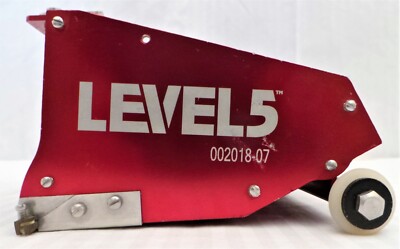 LEVEL5 Tools 10-Inch Drywall Flat Finishing Box - Red.